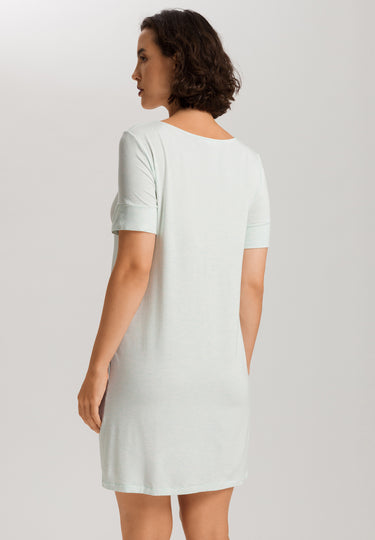 Natural Elegance Short Sleeve Nightdress 90cm | Vapor Melange 74949-3011